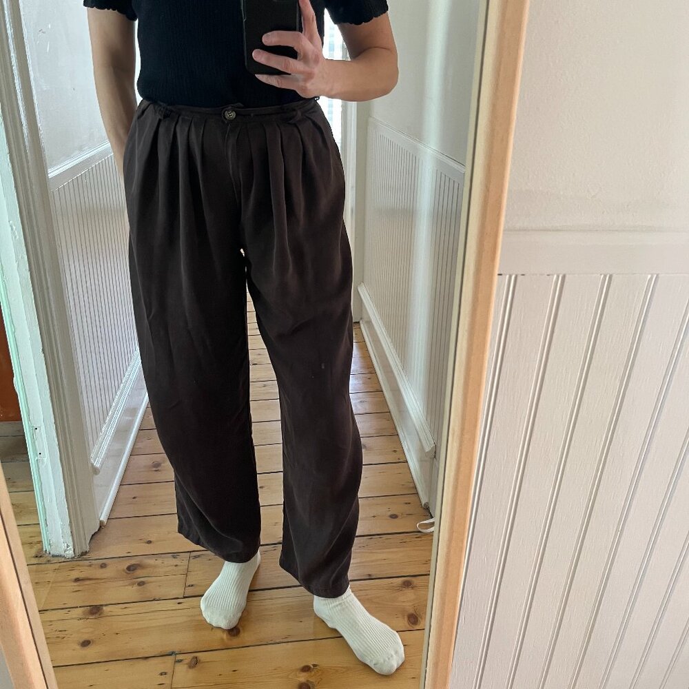 Na Nin Winnie Tencel Pant - Size XS in Cocoa